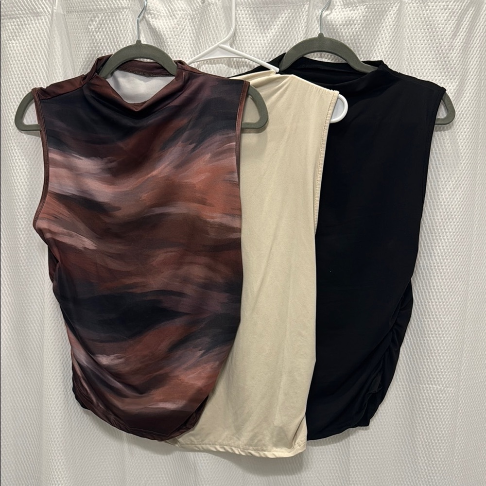 SHEIN Set of 3 Sleeveless Tops